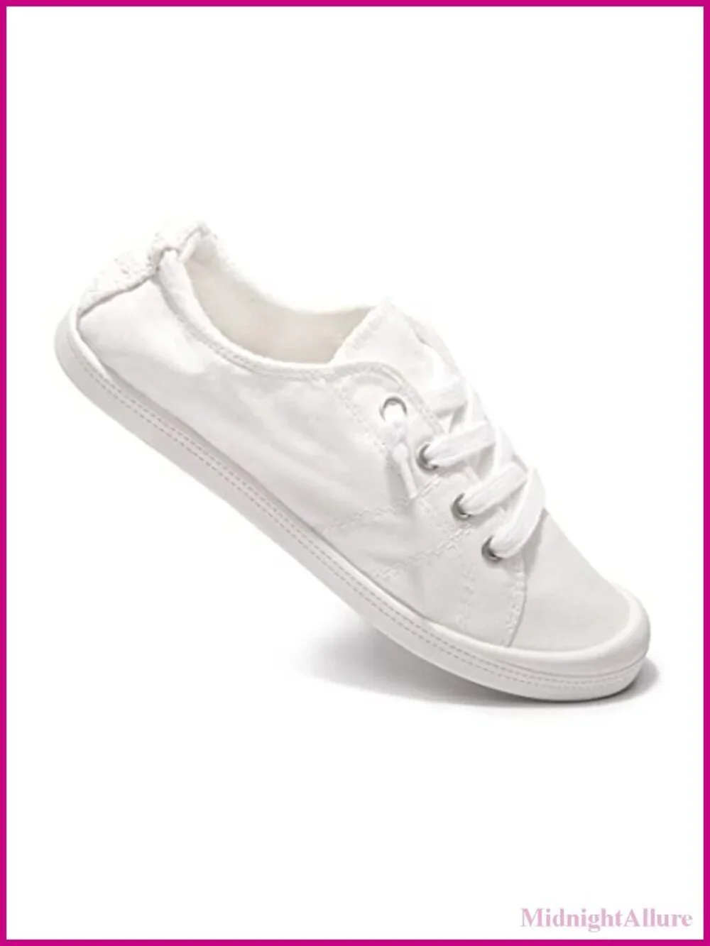 Women's Slip-On Canvas Sneakers Low Top Walking Shoes Cushioned